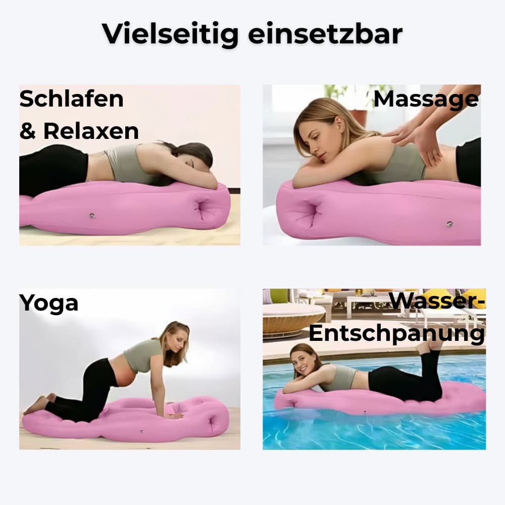 MamiCloud™ - Das einzige Mami-Kissen für entspanntes Liegen auf dem Bauch