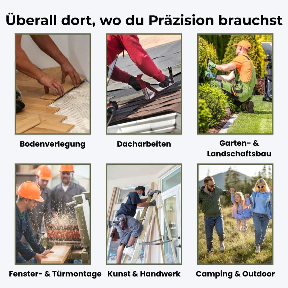 WinkelProfi 360™ – 3-in-1 Digitaler Winkel- & Neigungsmesser mit Laser