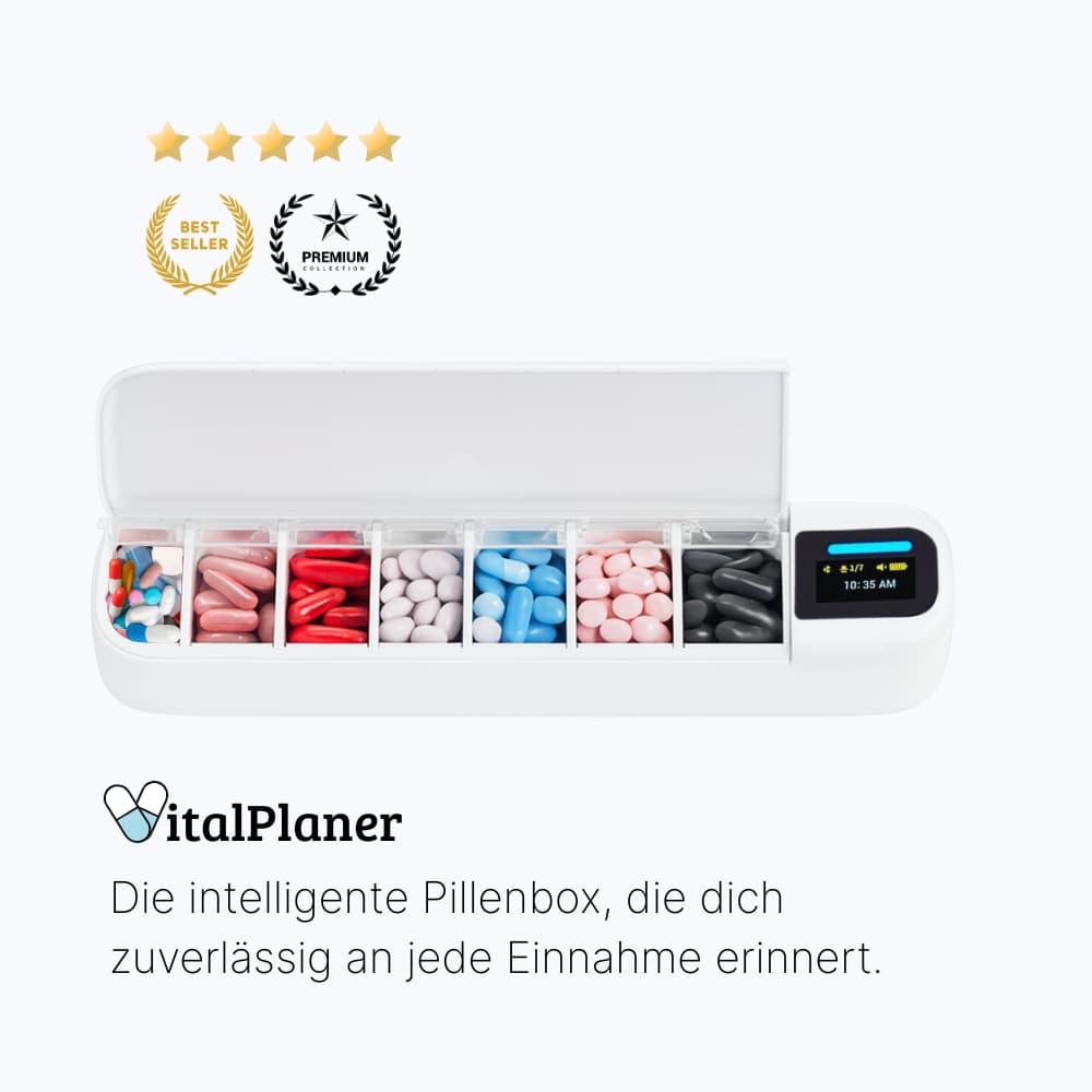 VitalPlaner – Deine intelligente Pillenbox